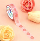Loving Heart Foil Washi Tape