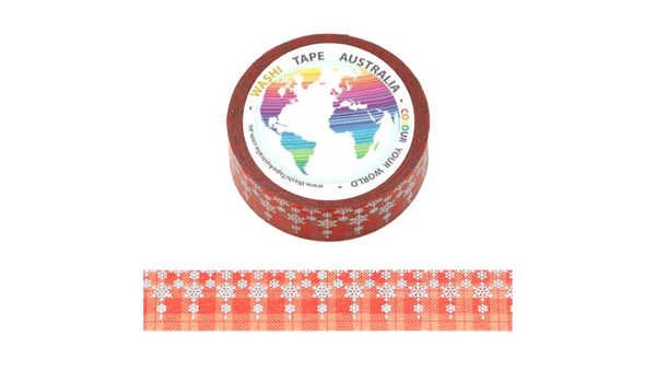 Foil Snow Flakes Bunting Washi Tape