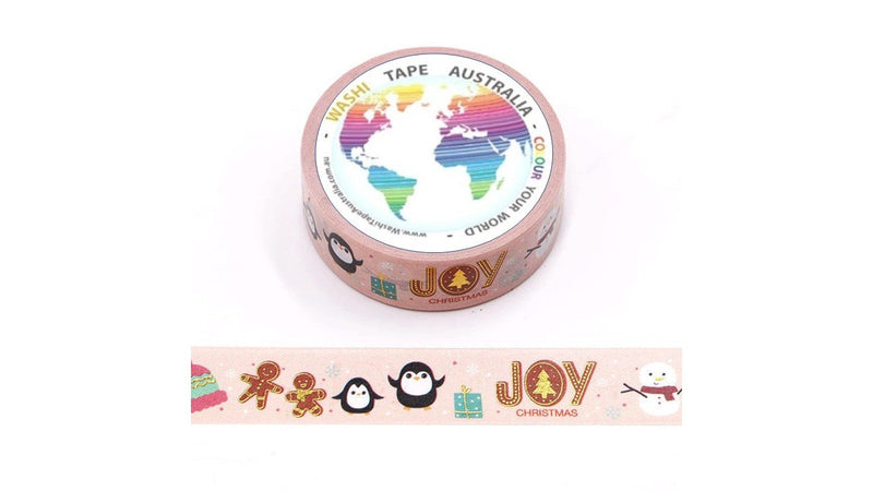 Foil Christmas Joy Washi Tape Australia