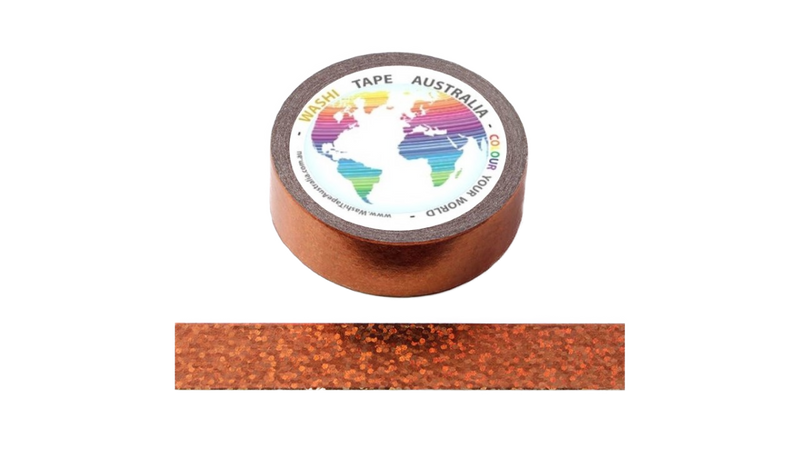 Foil Holographic Copper Washi Tape
