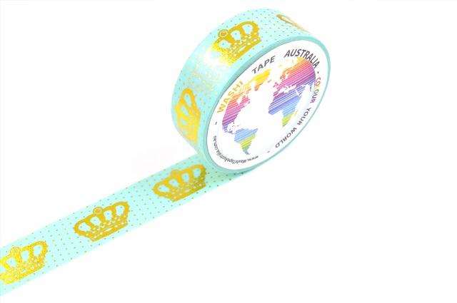 Foil Gold Crown Washi Tape Australia