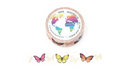 Foil Rose Gold Butterflies Washi Tape