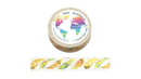 Foil Gold Feathers Washi Tape
