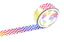 Foil Rainbow Chevron Washi Tape Australia