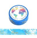 Endless Love Blue - Foil Washi Tape