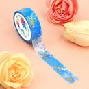 Endless Love Blue - Foil Washi Tape