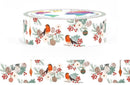 Christmas Baubles, Birds and Berries - Foil Washi Tape