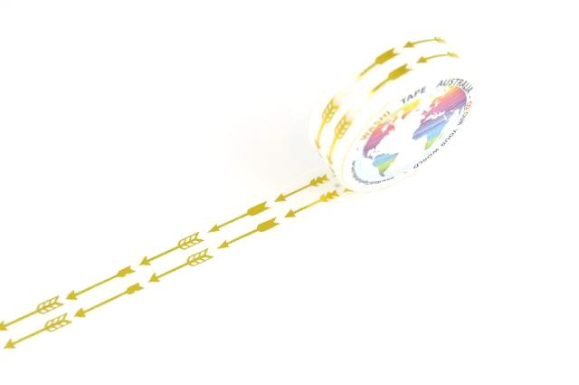 Foil Gold Arrows Washi Tape Australia