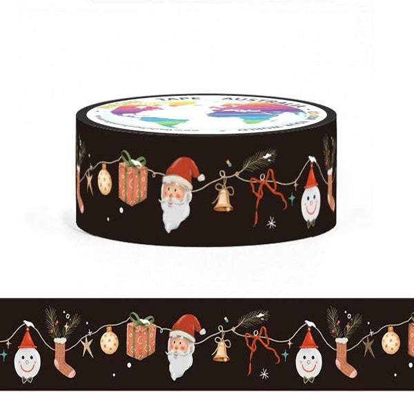 Christmas Bunting - Foil Washi Tape