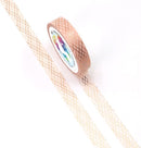Grid Rose Gold (Thin 10mm) - Foil Washi Tape
