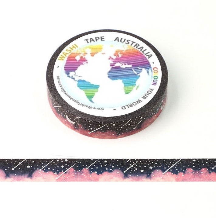 Starry Starry Night (Thin 10mm) - Foil Washi Tape