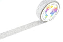 Glitter Coarse Silver (5m) Washi Tape Australia