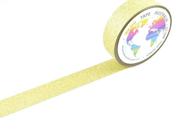 Glitter Light Gold Washi Tape Australia