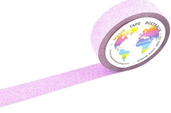 Glitter Mauve Washi Tape Australia