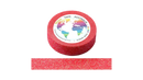 Glitter Light Red (5m) Washi Tape