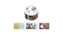 Perforated Floral Stamps (Wide 25mm) Washi Tape