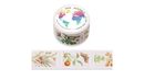 Perforated Plants and Insects Stamps (Wide 25mm) Washi Tape