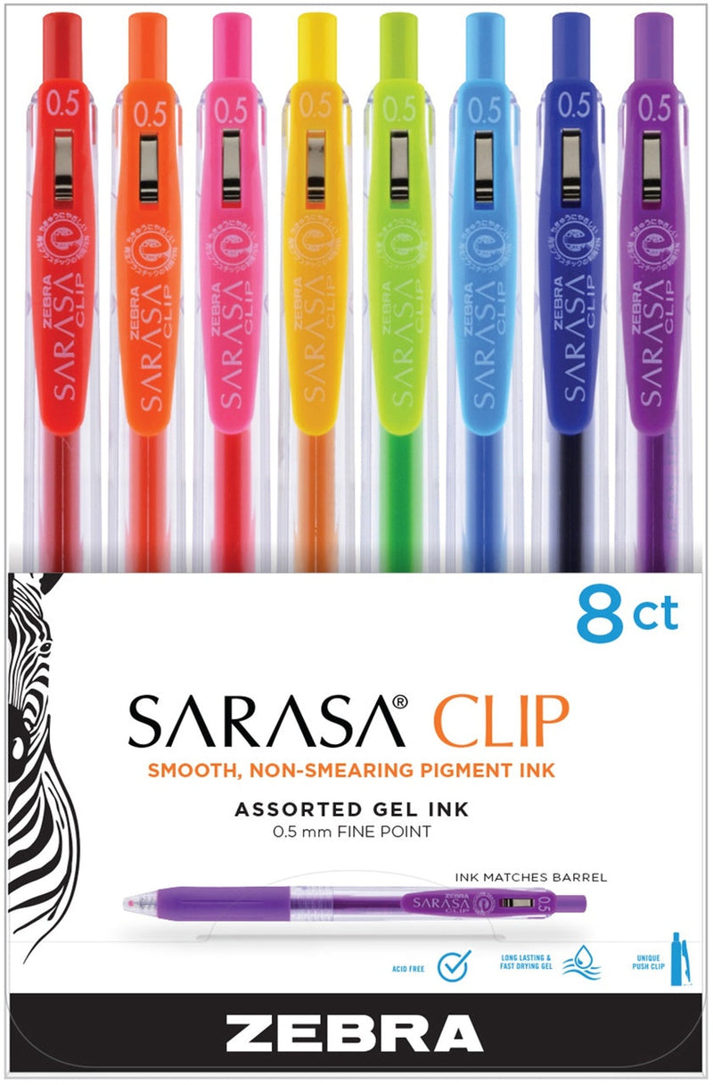 Fine Point Gel Ink Pens  0.5mm  Singles