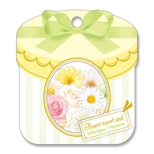 Yellow -  - Flower Assortment Series Stickers