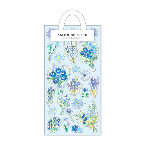 Blue - Salon de Fleur Series Stickers