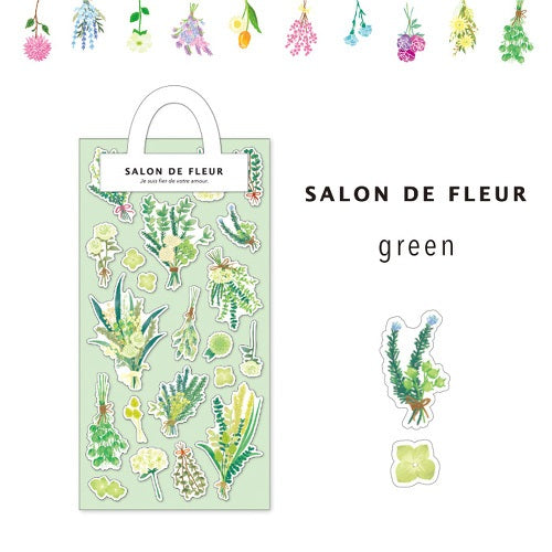 Green - Salon de Fleur Series Stickers