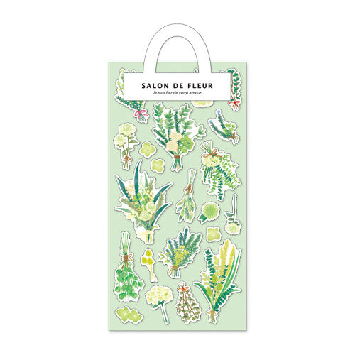 Green - Salon de Fleur Series Stickers