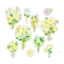 Yellow - Salon de Fleur (Flake) Series Stickers