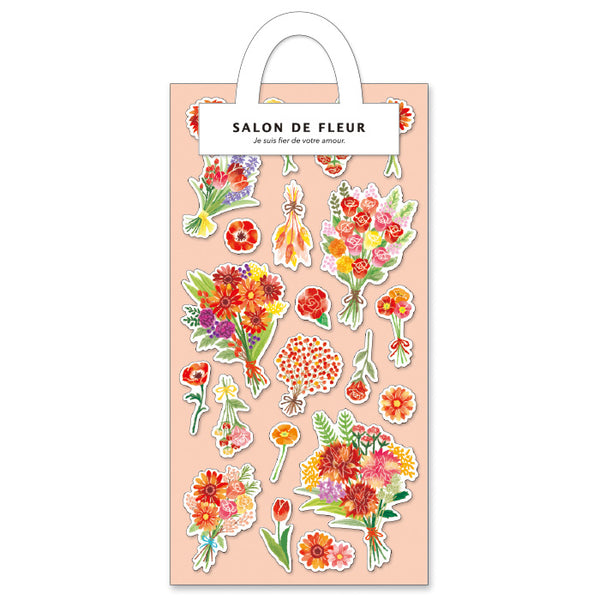 Red - Salon de Fleur Series Stickers