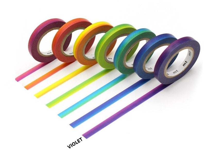 Rainbow Colours (Thin 6mm) Washi Tape