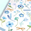 Blue Flowers Stickers