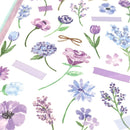 Purple Flowers - Botanical Colours Series Stickers