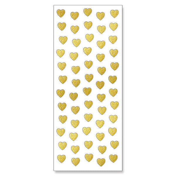 Gold Heart Drop - Heart Selection Series Stickers