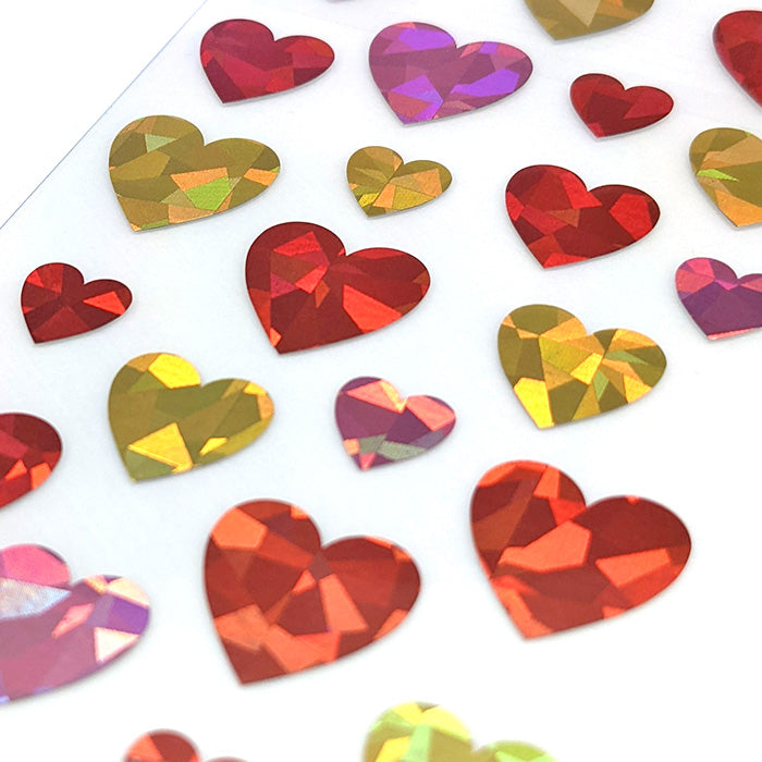 Hologram Hearts - Heart Selection Series Stickers