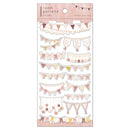 Smoky Pink - Room Garland Series Stickers