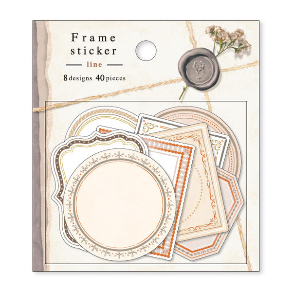Line - Frame Series Stickers