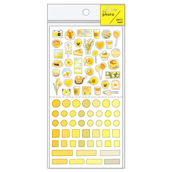 Yellow - Sheer Photo Series Stickers