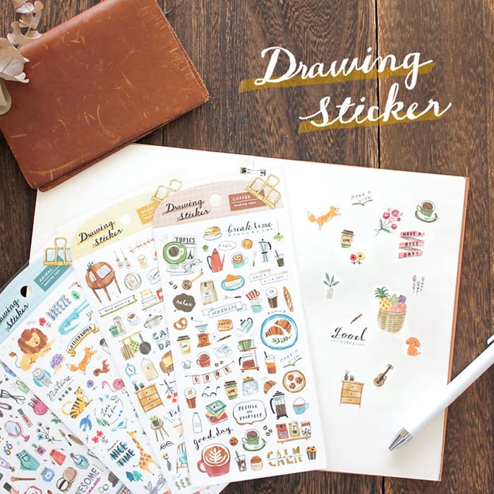 Coffee Break -  Drawing Stickers Series