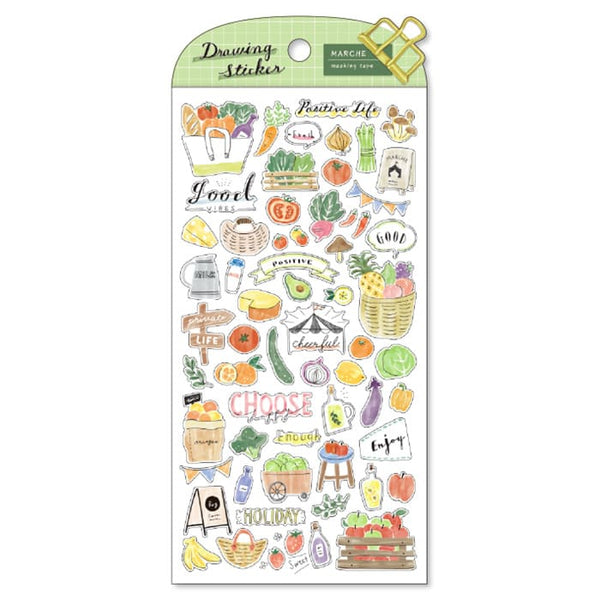 Healthy Choices -  Drawing Stickers Series