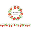 Strawberries - Die Cut Washi Tape (wide 18mm)