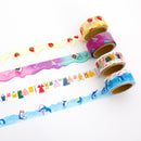 Strawberries and Cream - Die Cut Washi Tape (wide 18mm)
