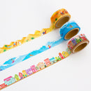 Surf's Up - Die Cut Washi Tape ( wide 18mm)