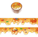 Maple Syrup  & Pancakes - Die Cut Washi Tape (wide 18mm)