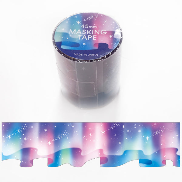 Aurora - Die Cut Washi Tape  (wide 45mm)