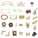 Music - Flaky Series Stickers