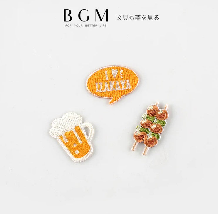 Izakaya (Eat Drink Stay) - Embroidery Stickers