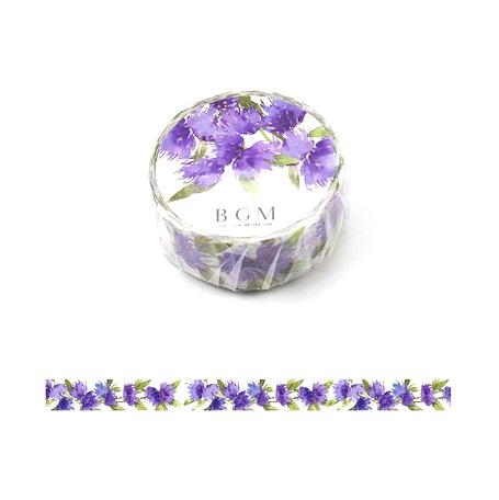 Purple Hanaemi Flower - BGM Washi Tape Australia