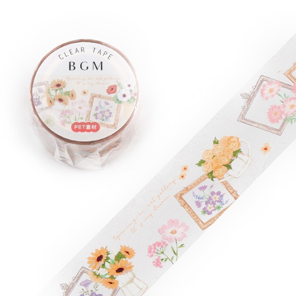 Flower Gallery  - Washi Tape (wide 30mm)