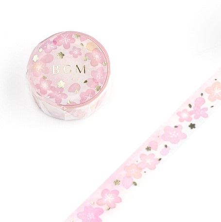 Morning Sakura- BGM Foil Washi Tape Australia