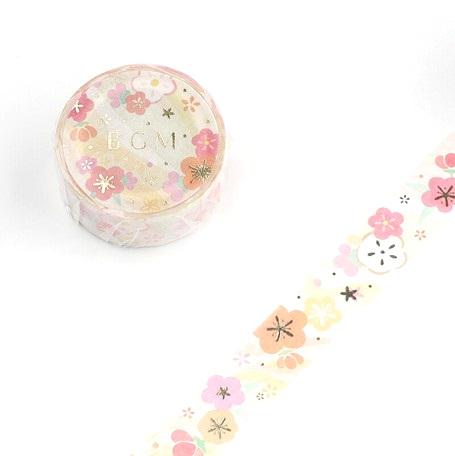 Japanese Sakura- BGM Foil Washi Tape Australia