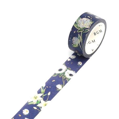 Garden Blue - BGM Foil Washi Tape Australia